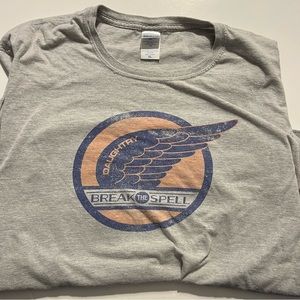 DAUGHTRY Break The Spell Mens T-Shirt XL Gray Wing Design